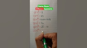 Exponent Types #shorts #viral #fyp #trending #mathtips #math #exponents #functions #exponential