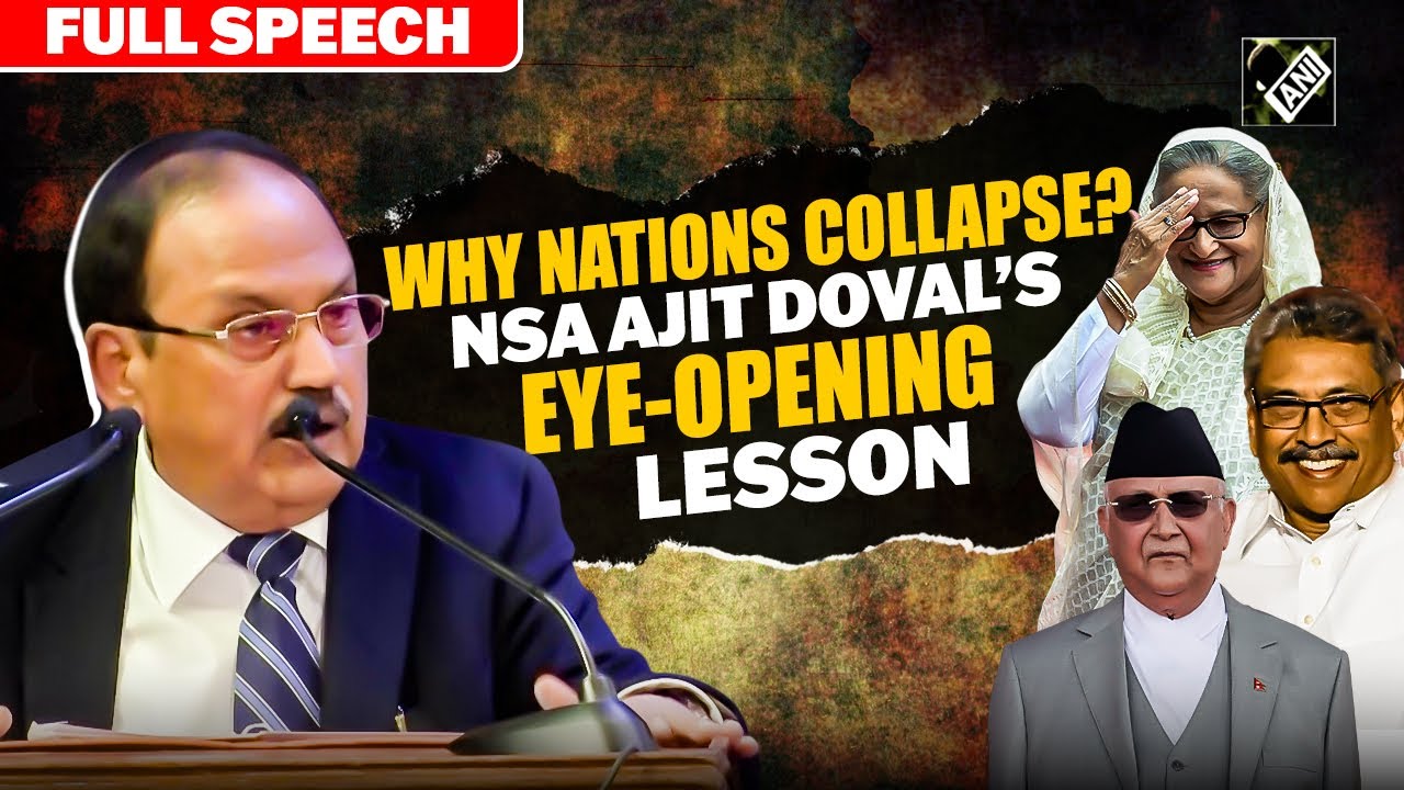 Урок Аджита Довала, советника по национальной безопасности Индии, после смены режимов в Бангладеш...