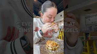everything i ate at einstein bros. bagels everything i ate at einstein bros. bagels
