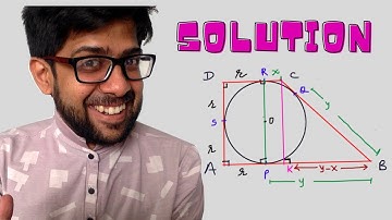 Solution to this amazing Olympiad Problem: Finding radius of a circle: only 10th grade math #puzzle