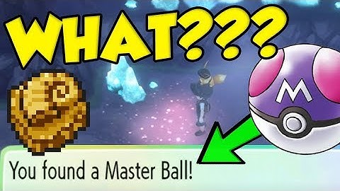 EXTRA MASTER BALLS & FOSSILS IN POKEMON LET