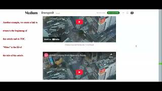 How To Create Table of Contents In Medium's Stories / Articles