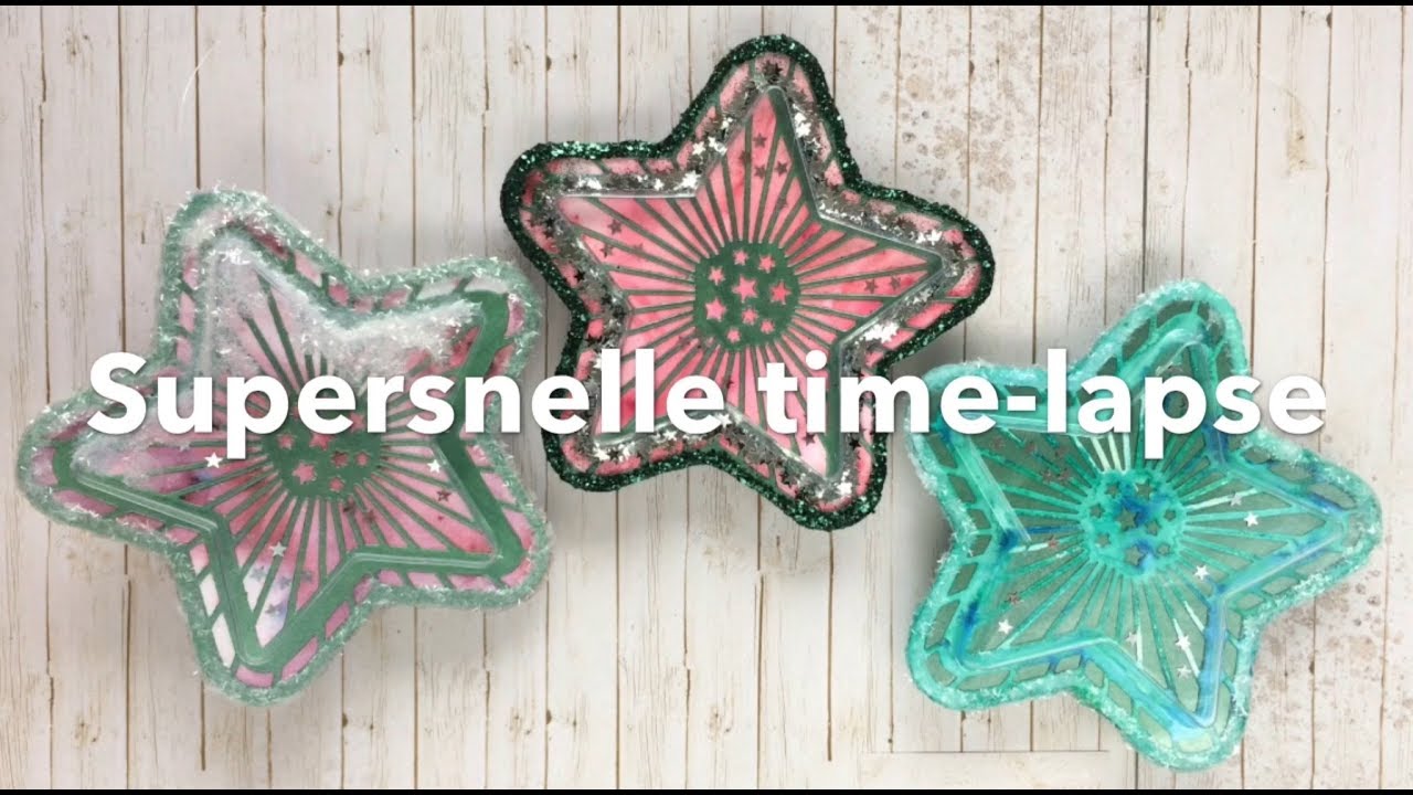 Supersnelle time lapse ster vormige treat cup ornamenten