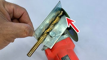 Razor-Sharp ! Sharpen Your Drill Bit in 3 Minutes With This Method.