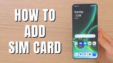 OnePlus Nord 3 - How To Add Sim card