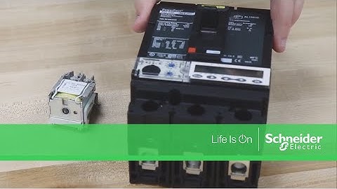 Mounting Shunt/Undervoltage Trip to PowerPact H, J, or L-Frame Breakers | Schneider Electric