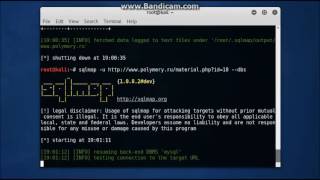 Sqlmap Injections Using Kali Linux