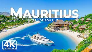 [4K] Mauritius Turquoise Waters Drone Footage & Atlantic Turquoise, Superyachts with Deep House screenshot 4