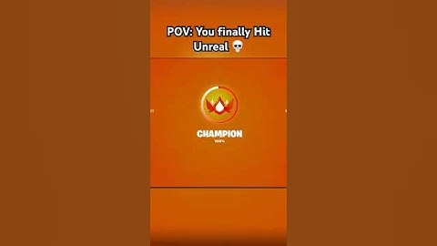POV: You finally Hit Unreal 🤩 #shorts #fortnite #fortniteclips