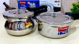 🛍Prestige Dlx Alpha Vs Prestige Triply Pressure cooker Handi Cooker Triply Steel Cookware