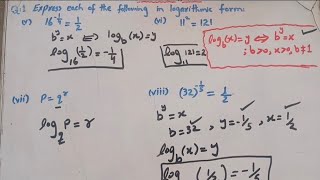 Convert Exponential to Logarithmic Form in Minutes