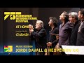 Jordi savall with hesprion xxi at the queens hall  at home in partnership with abrdn