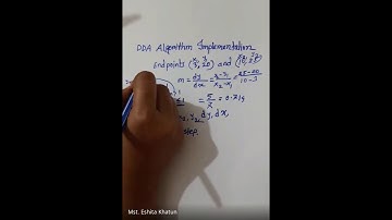 DDA Line Drawing Algorithm Implementation|| OpenGl || Computer Graphics