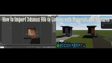 How to import 3dsmax file to Lumion with materials and textures