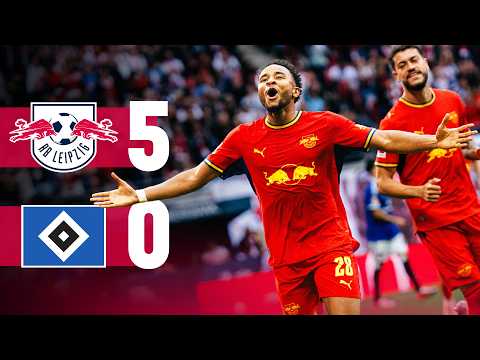 BACK ON TRACK: Nkunku’s Debut Goal in Huge Win! | RB Leipzig – Hamburger SV | Bundesliga Highlights
