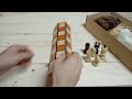 Flexible chess. Wooden Chess set for travel. Can be a nice gift. Solid Wood Roll Up Travel chess