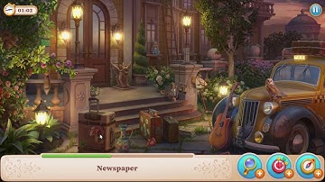 Manor Matters Hidden items (single item) #14 Main entrance  failed in Newspaper | gameplay