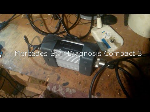 Mercedes Star Diagnosis Compact 3 установка, настройка, подключение.