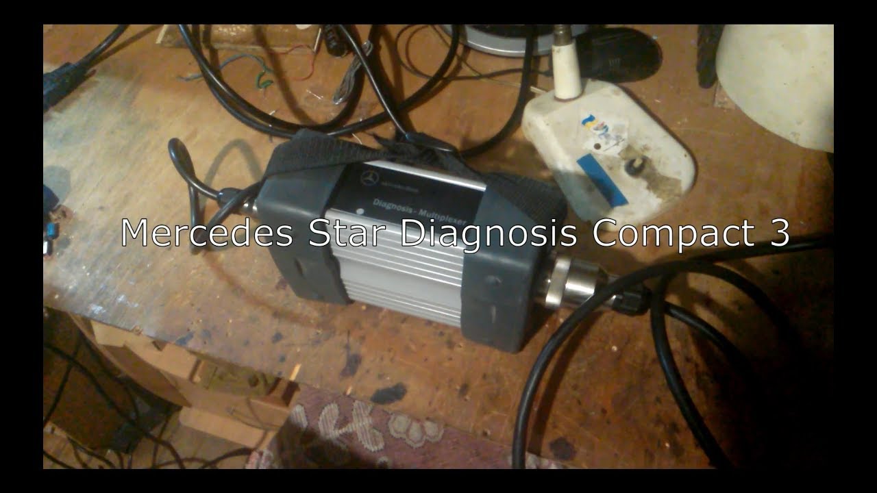 Mercedes Star Diagnosis Compact 3 установка, настройка, подключение.