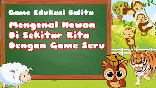 Game Edukasi Mengenal Hewan Hutan dan Peternakan||Melatih Logika Balita screenshot 5