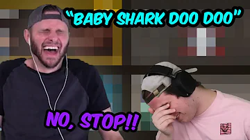 SSundee Sings Baby Shark Using a Voice Changer!