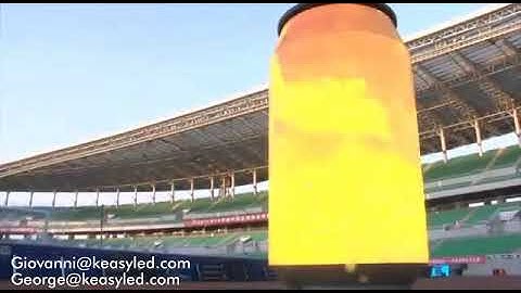 Custom made flexible led column | KEASY SHENZHEN TECHNOLOGIES