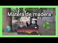 Como hacer matera de madera