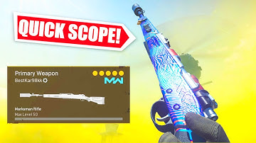 The *NEW* Fast ADS Quick Scope Kar98 Build In Warzone (Redbirth Island Gameplay) BEST Fast Kar98
