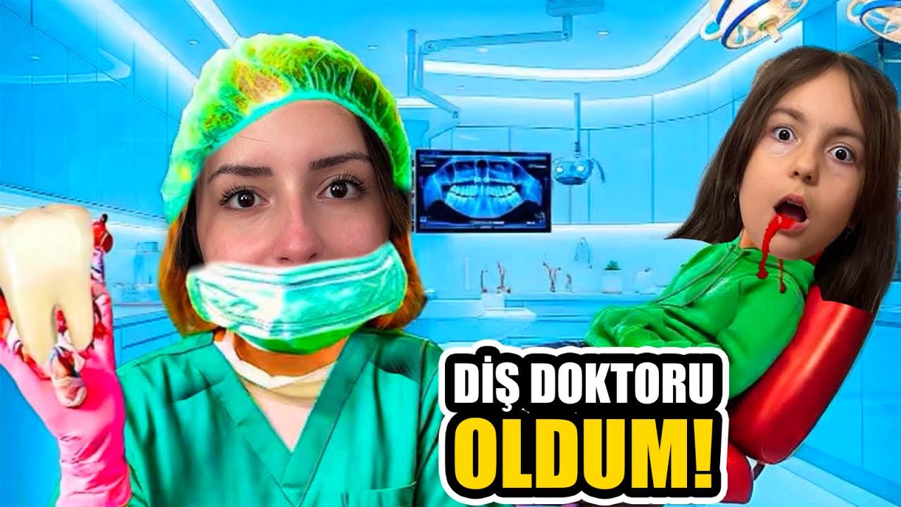 BABAM DİŞÇİ OLDU / DİŞÇİDEN KAÇIŞ !! HİRANUR & ZEYNEP 