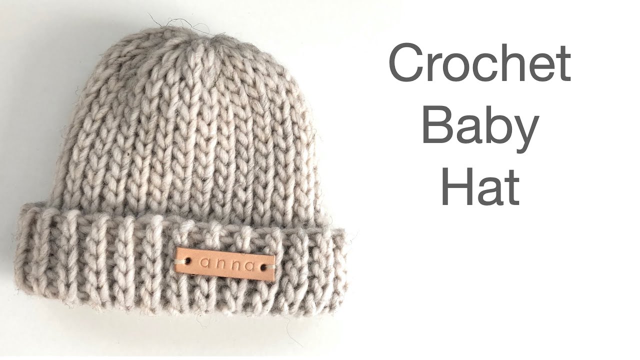 crochet baby hat easy crochet hat YouTube
