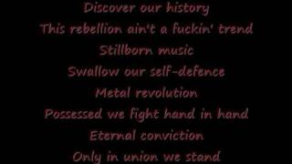 Destruction - Trash &#39;til Death (Lyrics)