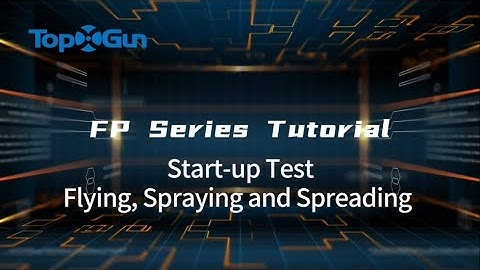 FP300 | Start-up Test | Flying, Spraying and Spreading