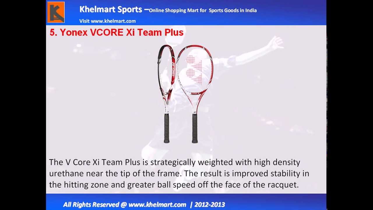 Best 5 Yonex Tennis Racquet@khelmart