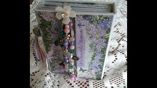 Mini album with Lush Lilac papers - the final outcome