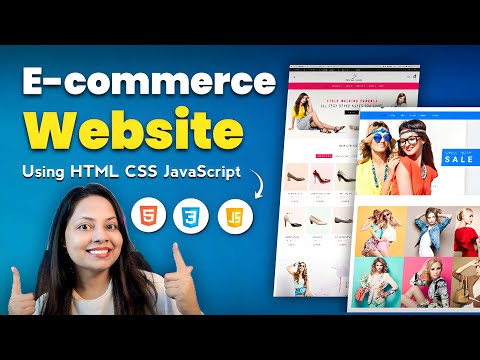 Build an E-Commerce Website with HTML, CSS & JavaScript