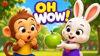 Lulu &amp; Bobo’s Fruit Yoga Adventure 🌈kids learning videos🎶Yoga for Children🌈kids animation🎶