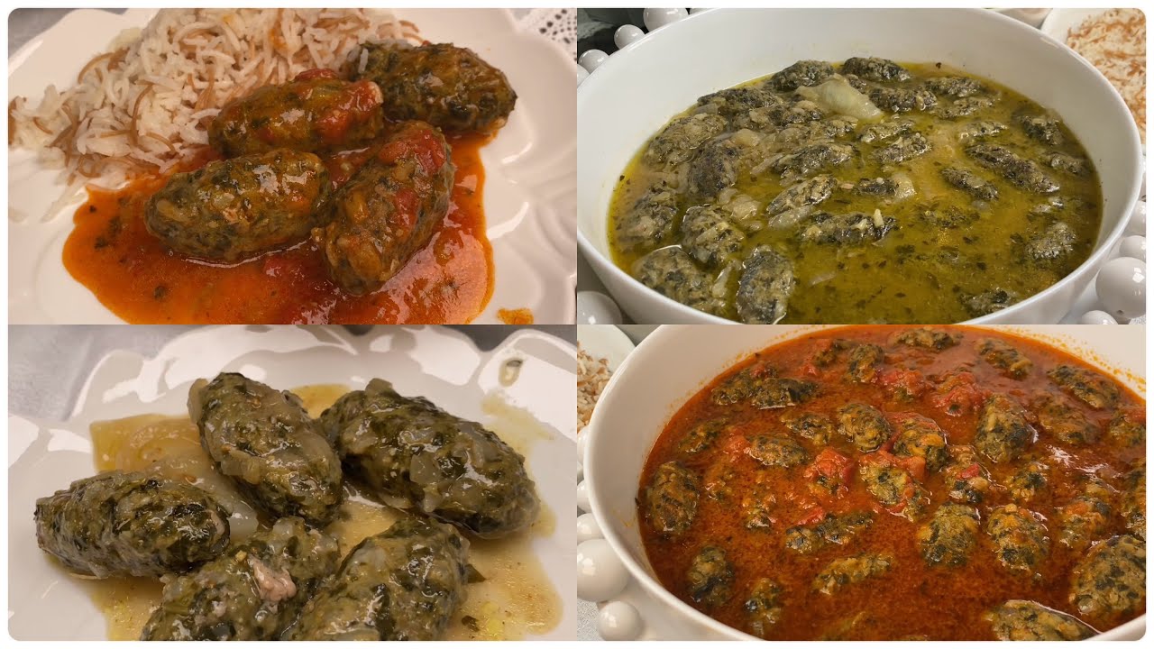 من طبخات المدينه المنوره التراثيه كباب سبانخ بطريقه مميزه