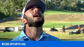 Max Homa emotional interview after winning The Genesis Invitational at Riviera | CBS Sports HQ