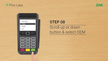 Easy steps for making bank EMI transactions on a Pine Labs PoS