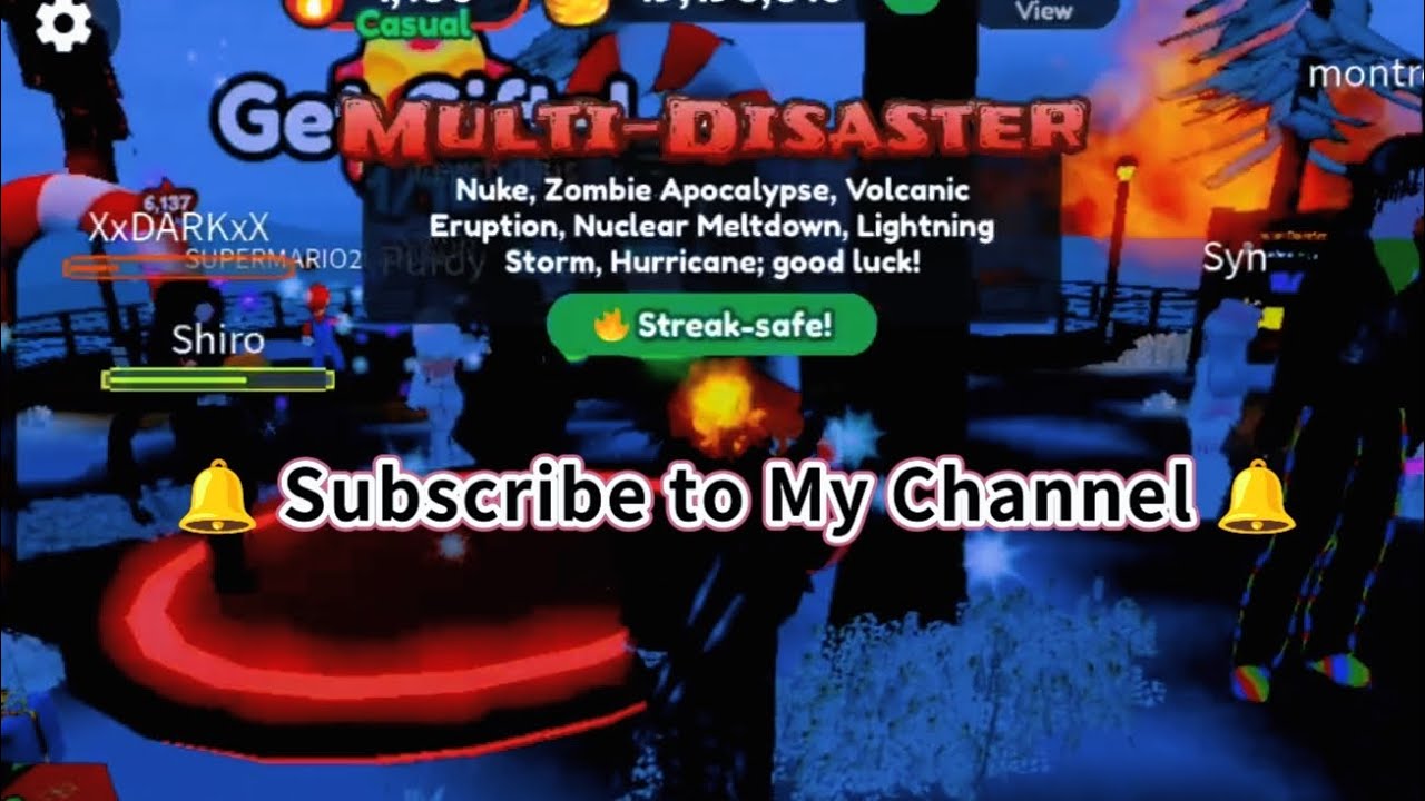 MULTI-DISASTER 🌋 DISASTER ISLAND🏝 SURVIVAL (ROBLOX SURVIVAL NUMBER 1 ...