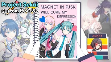 Project Sekai Profiles are evolving... for the worst 😭😭😭