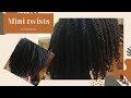 HOW TO: TWO STRAND TWISTS ON 4C NATURAL AFRICAN  HAIR