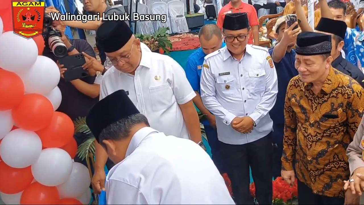 Bupati Agam Resmikan Pabrik Air Minum dalam Kemasan