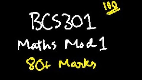 MATHS MODULE 1 BCS301 | 22 Scheme VTU 3rd SEM CSE
