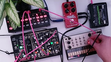 Tape Loop + Sq1 + 0-Coast + Volca Keys + Hall of Fame 2
