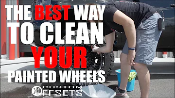 The BEST way to clean YOUR painted wheels!