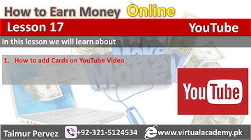 How to add Cards on YouTube Video || Annotation || Urdu/ Hindi Tutorials || Lesson 17
