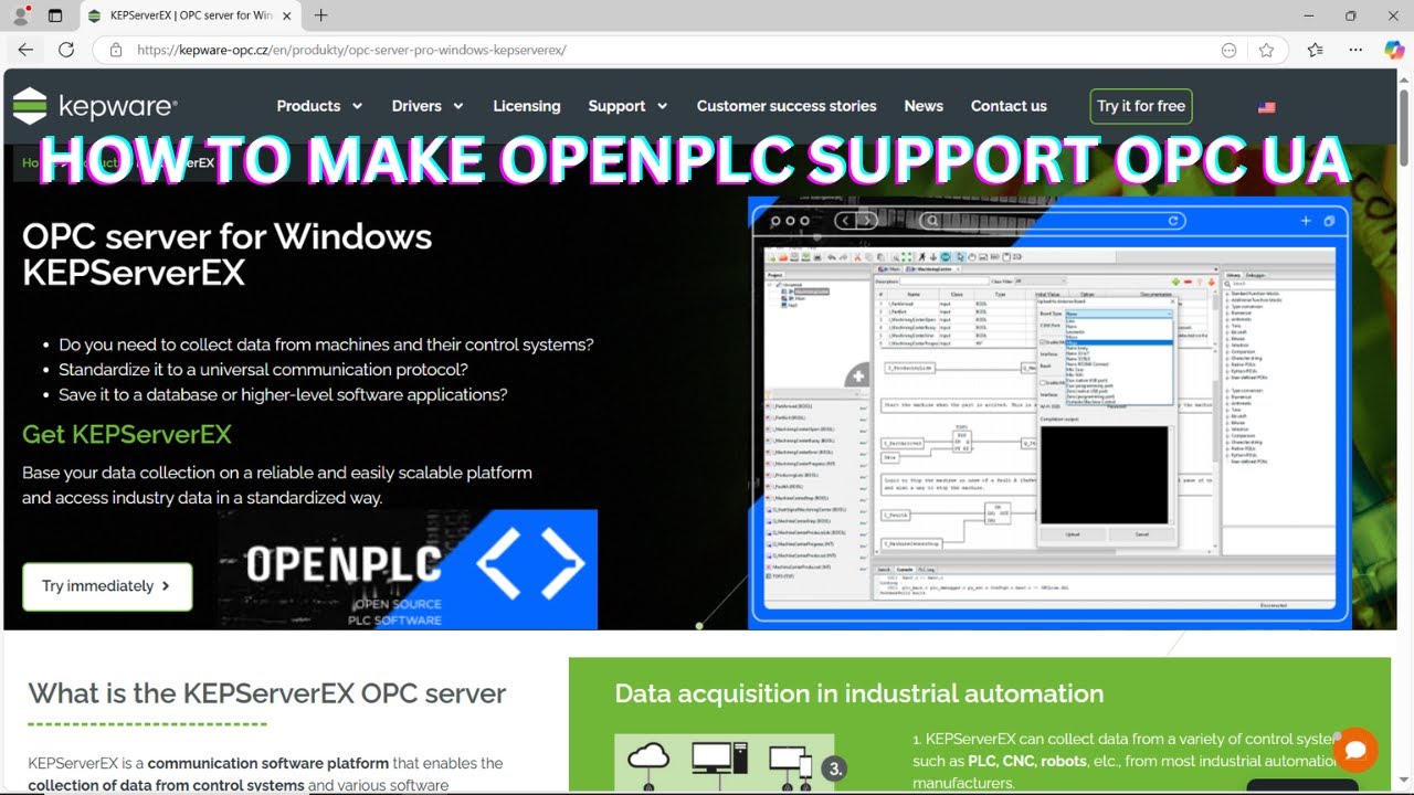 How to Make OpenPLC Support OPC UA