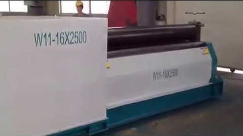 w11 3-roller mechanical plate rolling machine from ACCURL