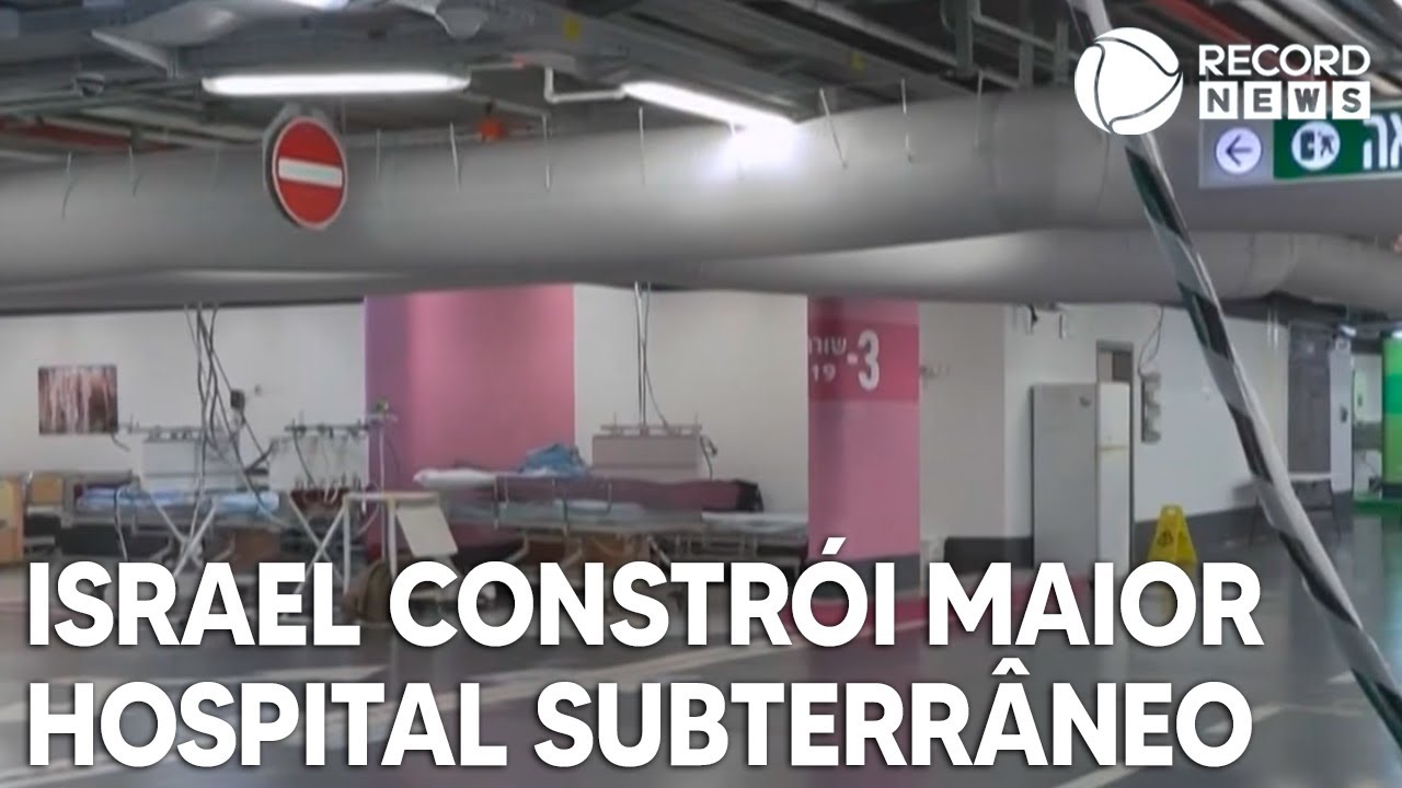 Israel prepara maior hospital subterrâneo do mundo